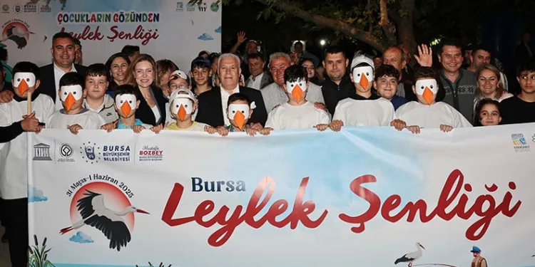 ‘Bursa Leylek Şenliği’ büyük bir coşkuyla başladı