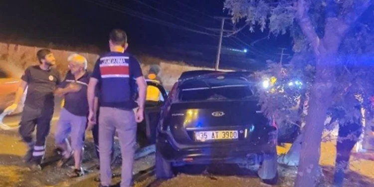 Kontrolden çıkan motosiklet devrildi: 1 ölü, 1 yaralı