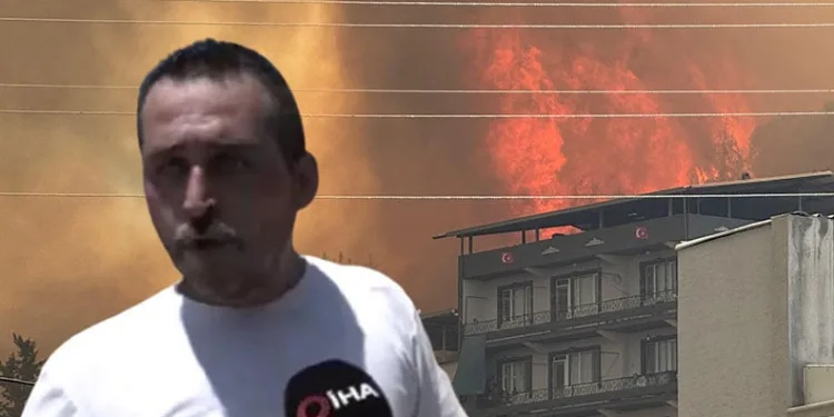 Bursa’daki yangında evi zarar gören vatandaş beddua yağdırdı