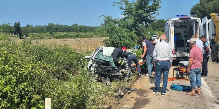 Karacabey’de trafik kazası: 1 ağır yaralı