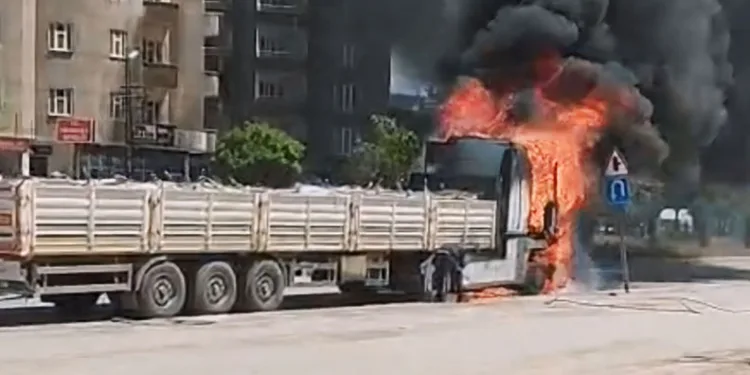 Çorum’da devrilen kamyonetin sürücüsü yaralandı