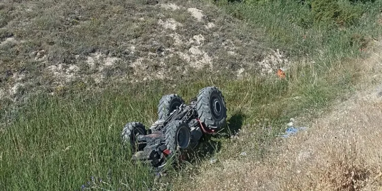 Malatya’da traktör şarampole yuvarlandı: 1 ölü