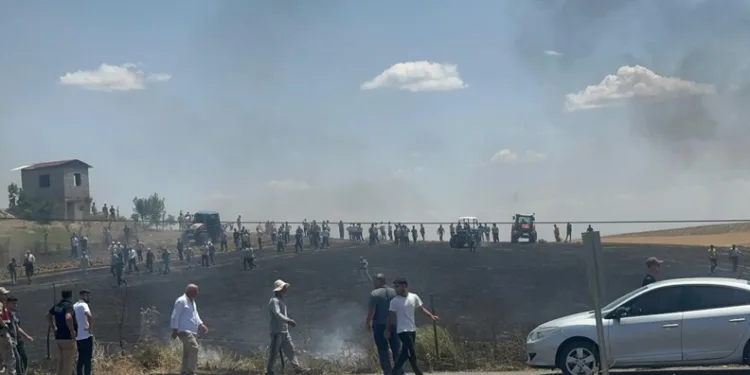 Kurtalan’da yangın paniği