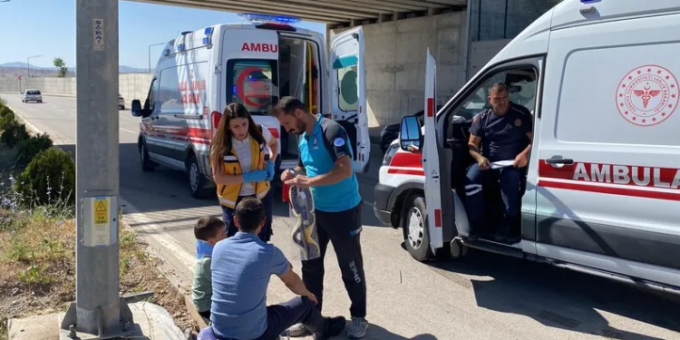 Erzurum’da korkutan inşaat yangını