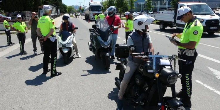 Ordu’da dron destekli trafik denetimi