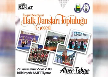 İnegöl Belediyesi Halk Dansları Topluluğu 14. Yılını Kutluyor