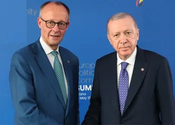 Erdoğan, Merz ile Görüştü