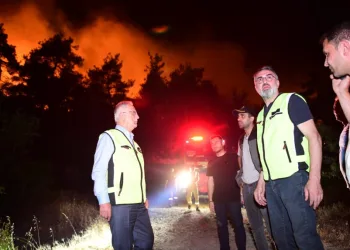 Kestel’de orman yangınına karşı örnek mücadele