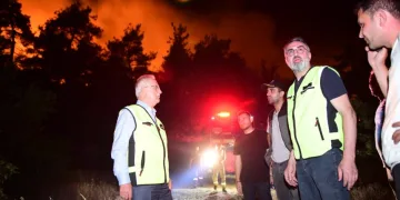Kestel’de orman yangınına karşı örnek mücadele