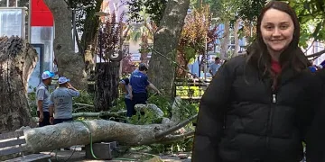Üzerine ağaç dalı düşen genç kız hayatını kaybetti
