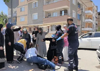 İnegöl’de zincirleme kaza: 5 yaralı