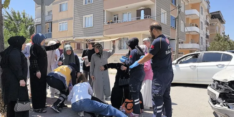 İnegöl’de zincirleme kaza: 5 yaralı