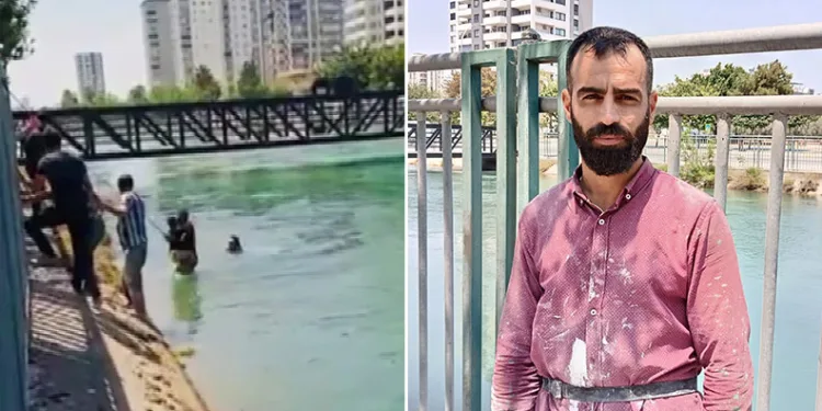 Boğulmak üzere olan çocuğu inşaat işçisi kurtardı