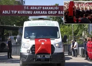 Eskişehir’deki yangında şehit düşen 5 kahramana veda