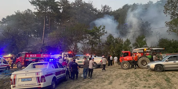 Bolu’daki orman yangını kontrol altında