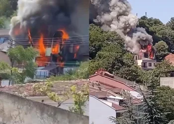 Alevlere peş peşe havadan müdahale
