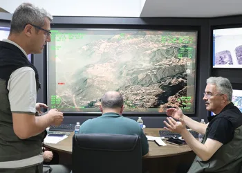 Bursa protokolü orman yangınlarını yakından takip ediyor