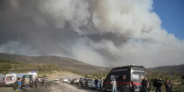 Bursa’daki yangınlara185 araç ve 568 personelle müdahale