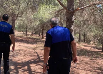 Orhangazi Zabıtası Yangın Tehlikesine Karşı Sahada
