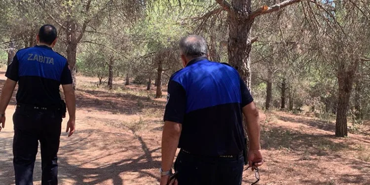Orhangazi Zabıtası Yangın Tehlikesine Karşı Sahada