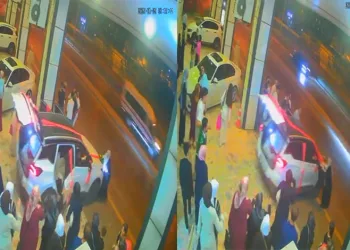 Gelini alan araba damatsız böyle harekete geçti, kazada gelin ölümden döndü