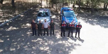 Gemlik’te ormanlarda dronlu denetim