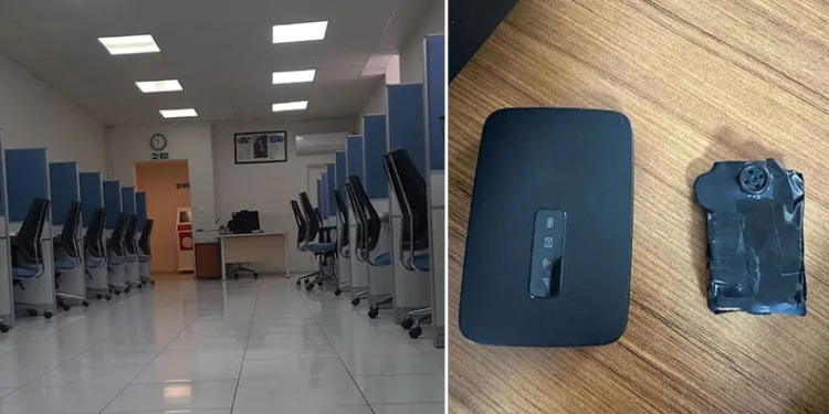 Gemlik e-sınav merkezinde kopyaya geçit yok