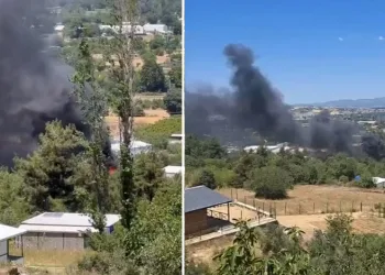 Bursa’da korkutan yangın