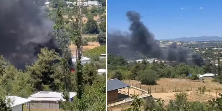 Bursa’da korkutan yangın