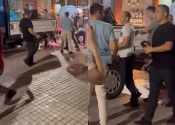 Bursa’da seyyar satıcılar ile zabıta arasında gerginlik