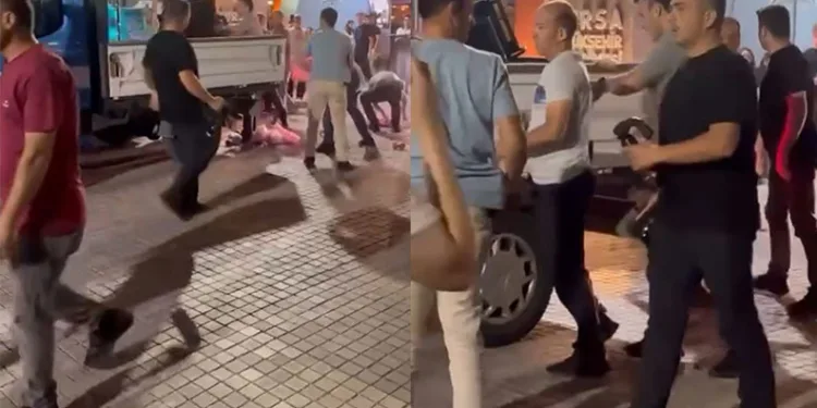 Bursa’da seyyar satıcılar ile zabıta arasında gerginlik