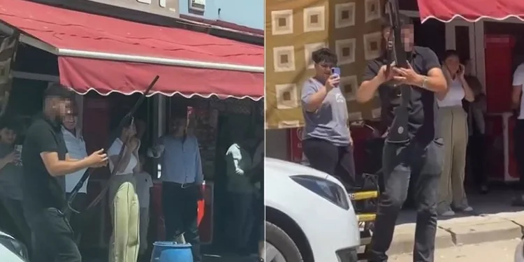 Bursa’da asker uğurlamasında mermi yağmuru