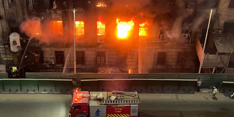 Kahire’de telekomünikasyon binasında yangın: 4 ölü, 22 yaralı