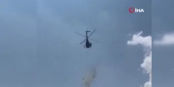 ABD’de helikopterden 5 bin dolar para saçıldı