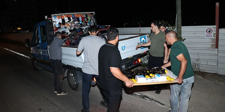 Nilüfer’de seyyar satıcı operasyonu
