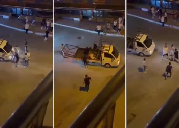 Kadınlara rahatsızlık verdiği iddia edilen şahsa mahalle dayağı