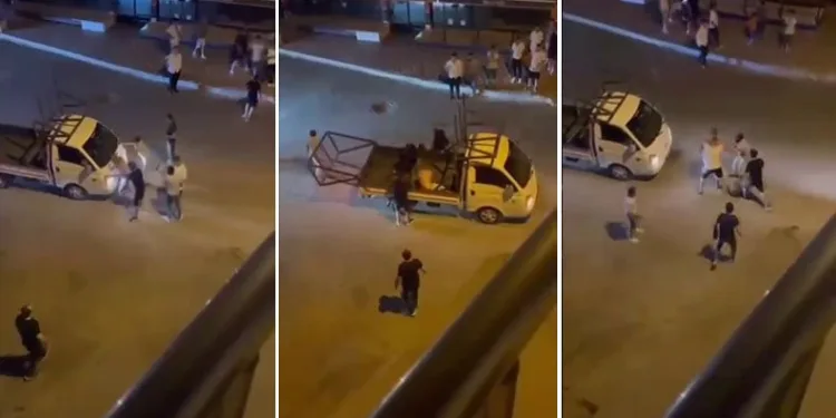 Kadınlara rahatsızlık verdiği iddia edilen şahsa mahalle dayağı