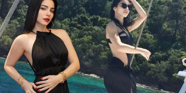 Merve Boluğur tatilde