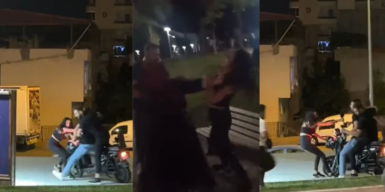 Alkollü kız ortalığı birbirine kattı