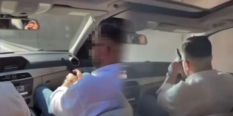 Bursa’da seyir halindeki araçtan peş peşe böyle ateş açtı