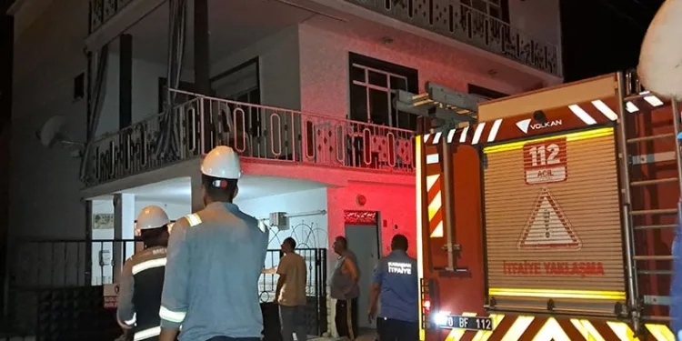 Karaman’da ev yangını korkuttu