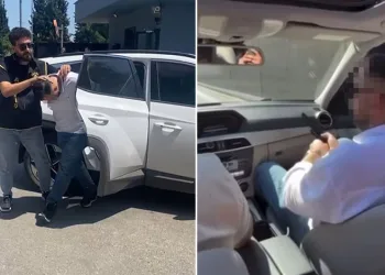 Silah sıkıp story attı, sonu karakolda bitti
