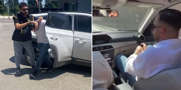 Silah sıkıp story attı, sonu karakolda bitti
