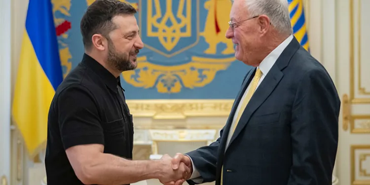 Zelenskiy, Trump’ın Temsilcisi Kellogg ile bir araya geldi
