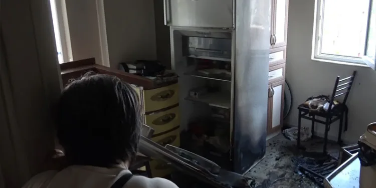 Madde bağımlısı genç evi yaktı