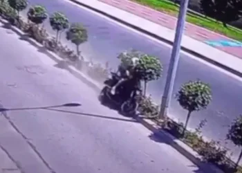Tek tekerlek şovu faciayla bitti