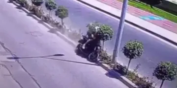 Tek tekerlek şovu faciayla bitti