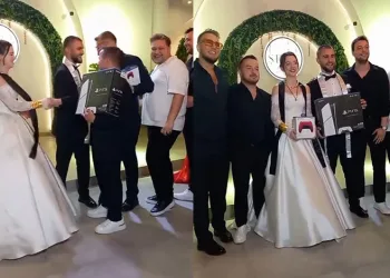Bursa’da ilginç takı töreni
