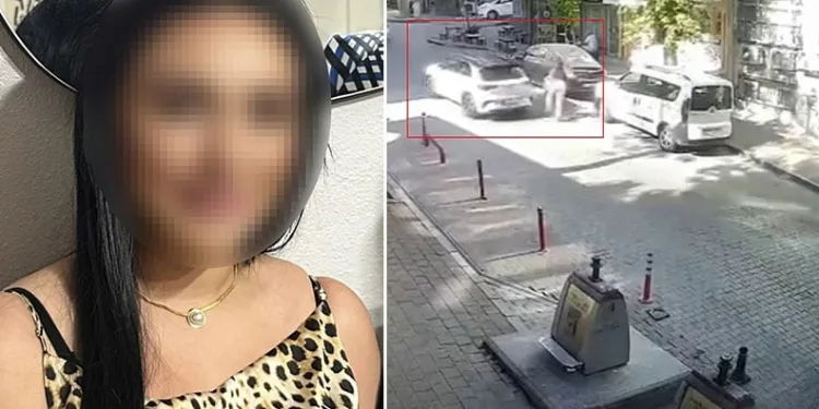 Taciz ettiği kadının ayağını ezdi