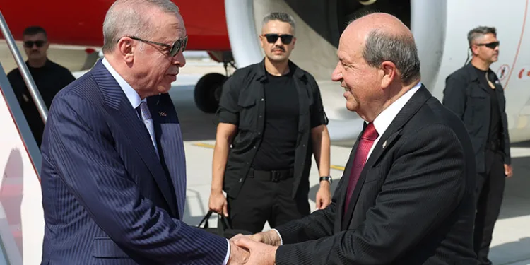Cumhurbaşkanı Erdoğan KKTC’de